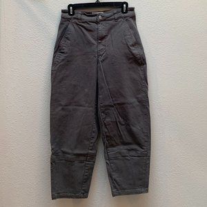 Everlane Utility Barrel Pant Pewter Green Size 6